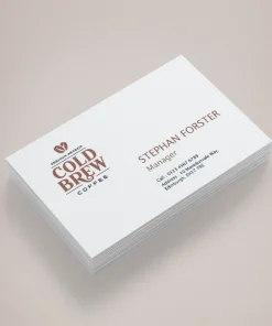 Recycled Uncoated business card